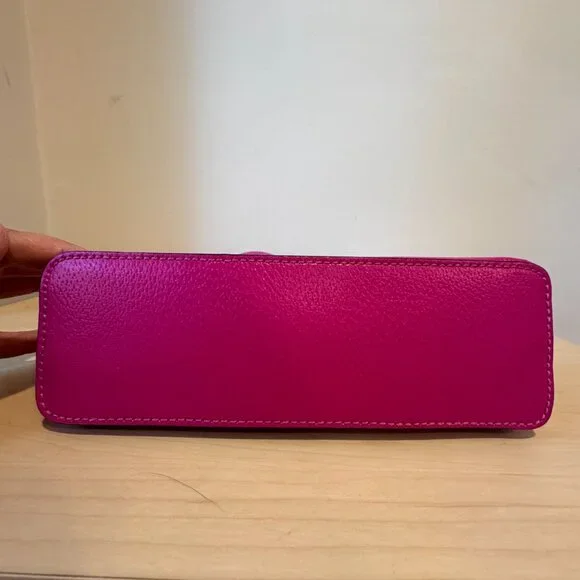 💖 Kate Spade Wellesley Hannah Crossbody / Shoulder Bag | Hot Pink Leather - Picture 5 of 9